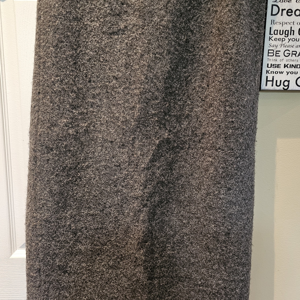 Source Unknown Charcoal Midi Skirt